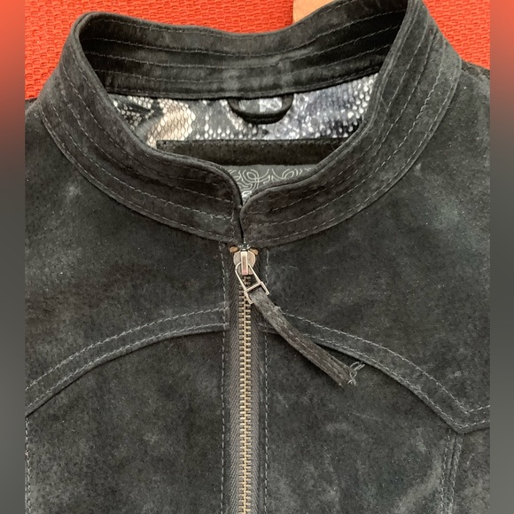 Black suede jacket - Picture 4 of 5